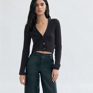 NWT Aritzia Wilfred free Hush Knit Cardigan